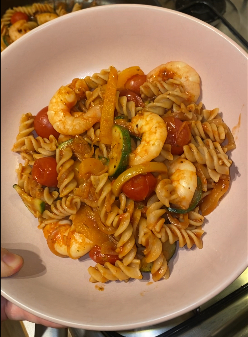 15 Minute Prawn Pasta