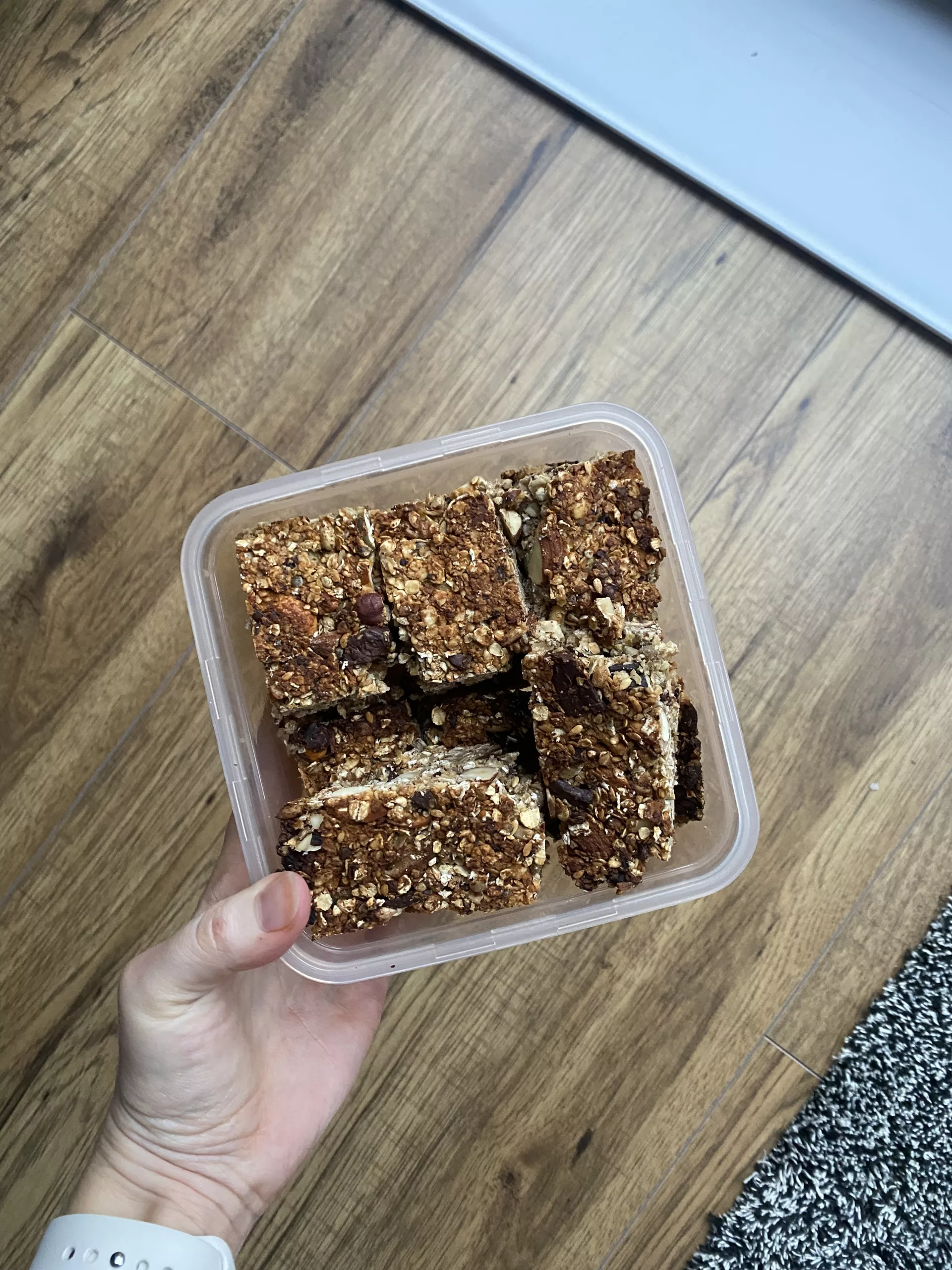Dark Chocolate and Nut Butter Oat Bars